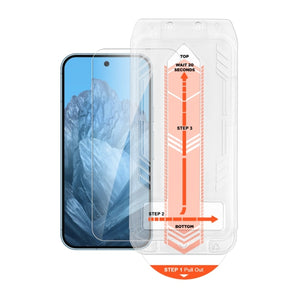 HyperGear HD Tempered Glass Screen Protector w/ Easy Installation Applicator Tray