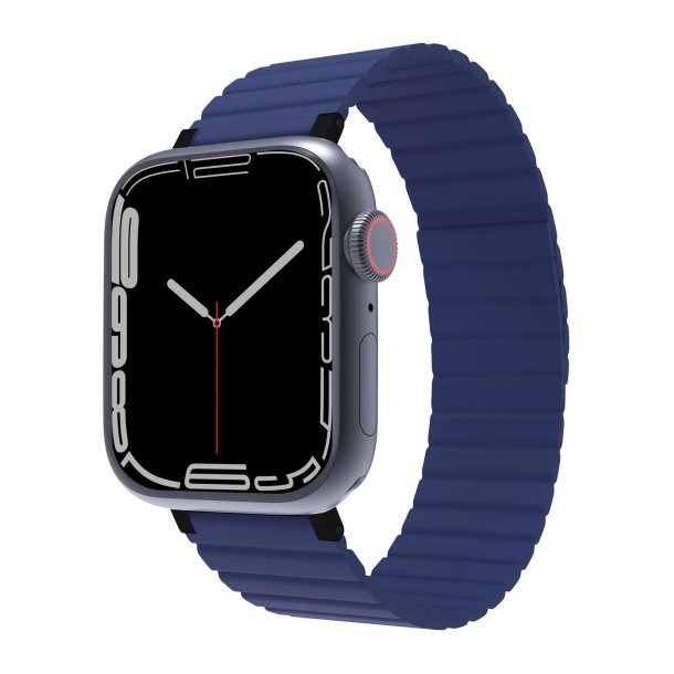 Apple Watch JCPal Silicone Magnetic Watch Band - Navy Blue