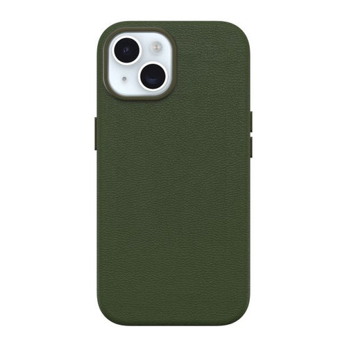 iPhone 15/14/13 Otterbox Symmetry Cactus Leather w/MagSafe case - Green (Cactus Grove)