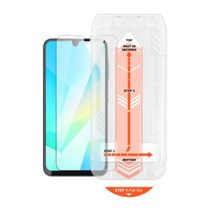 HyperGear HD Tempered Glass Screen Protector w/ Easy Installation Applicator Tray