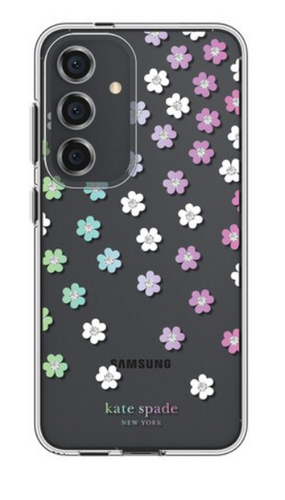 Protective Hardshell Case Scattered Flowers for Samsung Galaxy S24 series